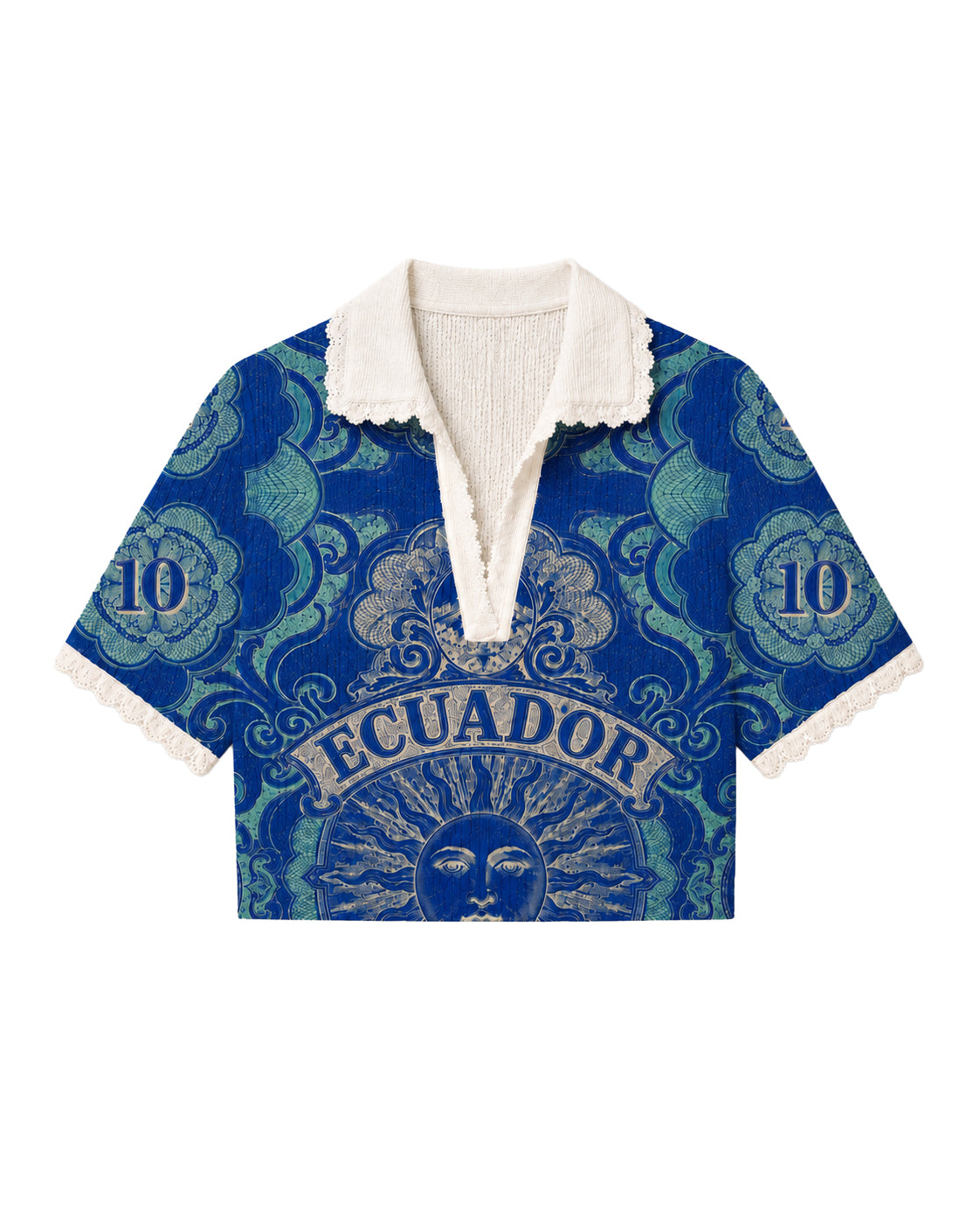 Sucre Azul Crop Top